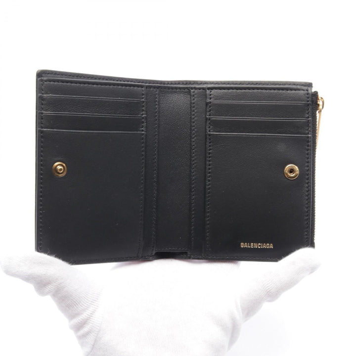 Top Quality Balenciaga Monaco Bifold Wallet Leather