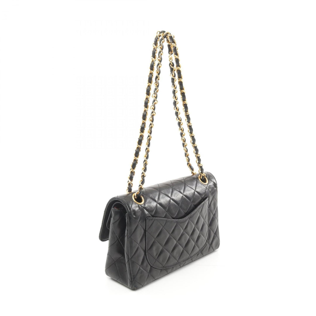 Top Quality Chanel Lambskin Matelasse W Flap Shoulder Bag