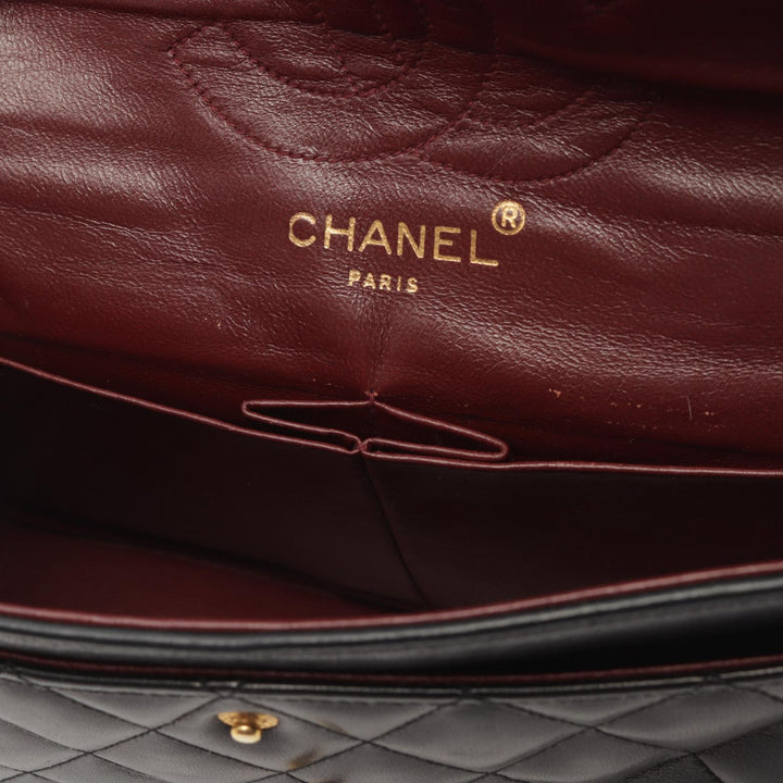 Top Quality Chanel Lambskin Matelasse W Flap Shoulder Bag
