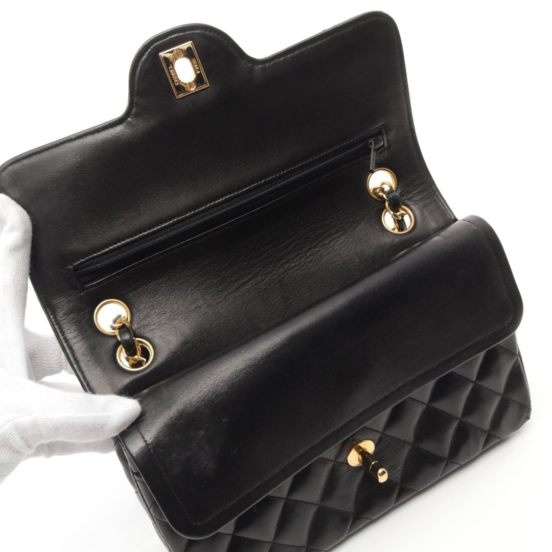 Top Quality Chanel Lambskin Matelasse W Flap Shoulder Bag