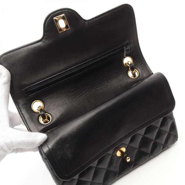 Top Quality Chanel Lambskin Matelasse W Flap Shoulder Bag