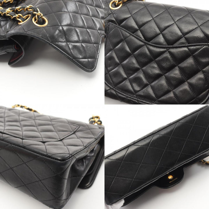Top Quality Chanel Lambskin Matelasse W Flap Shoulder Bag