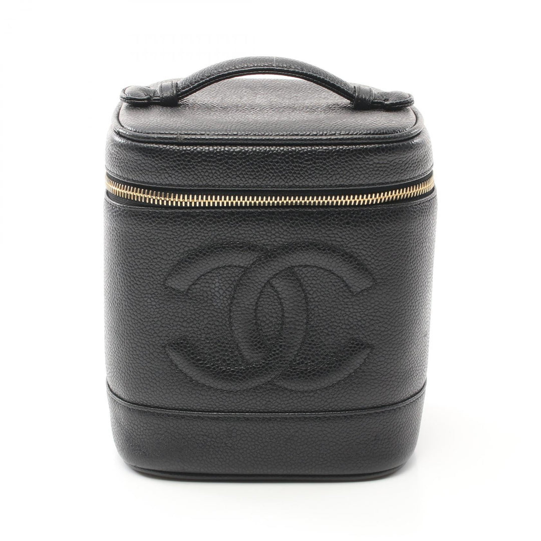 Top Quality Chanel Coco Mark Leather Handbag Black A01998