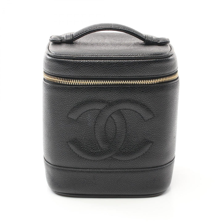 Top Quality Chanel Coco Mark Leather Handbag Black A01998