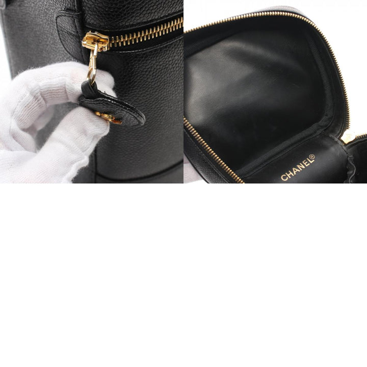 Top Quality Chanel Coco Mark Leather Handbag Black A01998