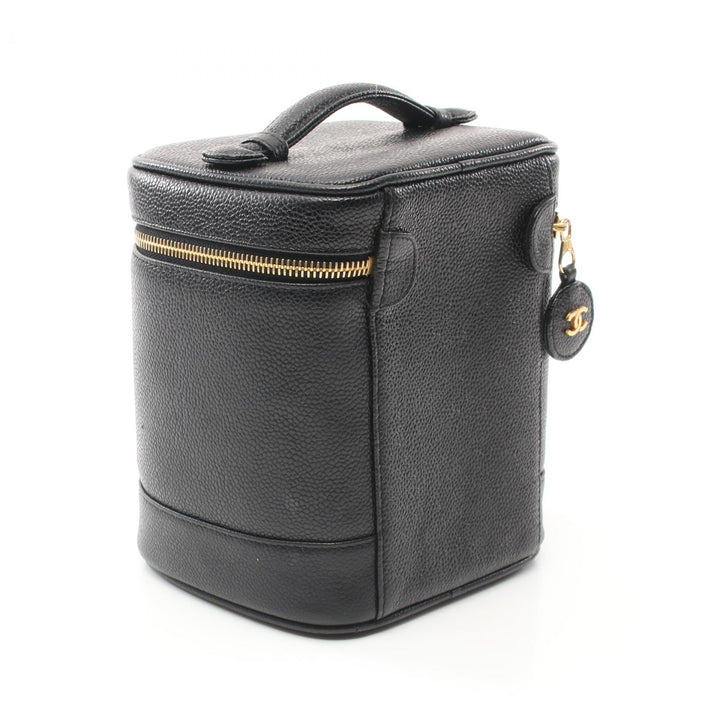 Top Quality Chanel Coco Mark Leather Handbag Black A01998