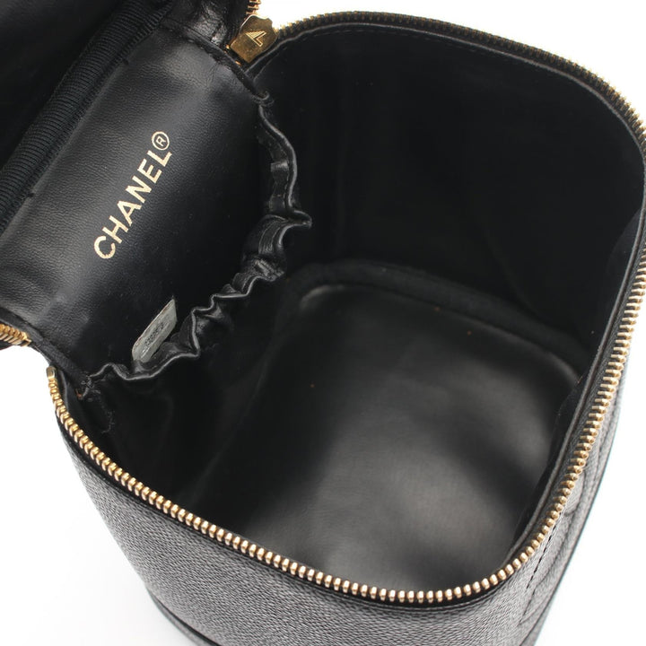 Top Quality Chanel Coco Mark Leather Handbag Black A01998