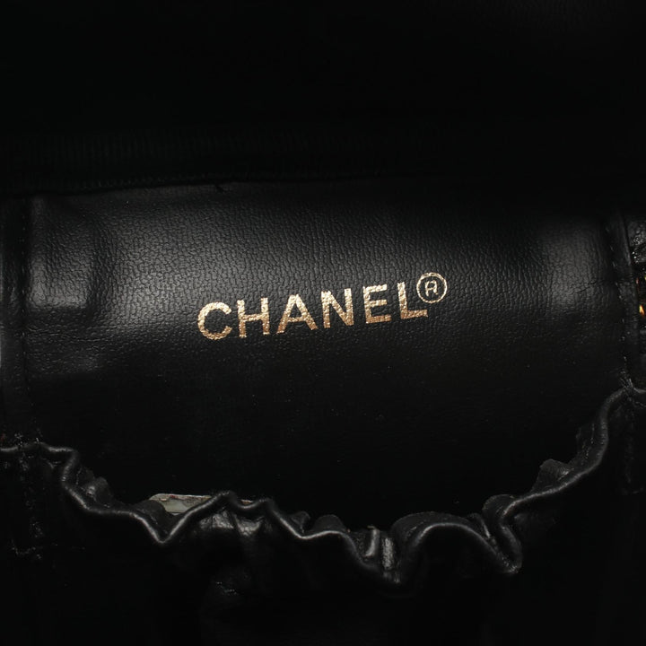 Top Quality Chanel Coco Mark Leather Handbag Black A01998