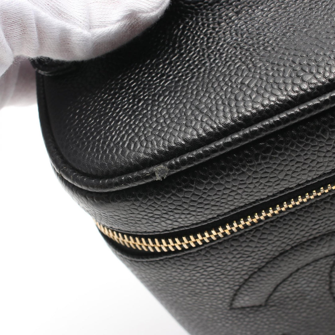Top Quality Chanel Coco Mark Leather Handbag Black A01998