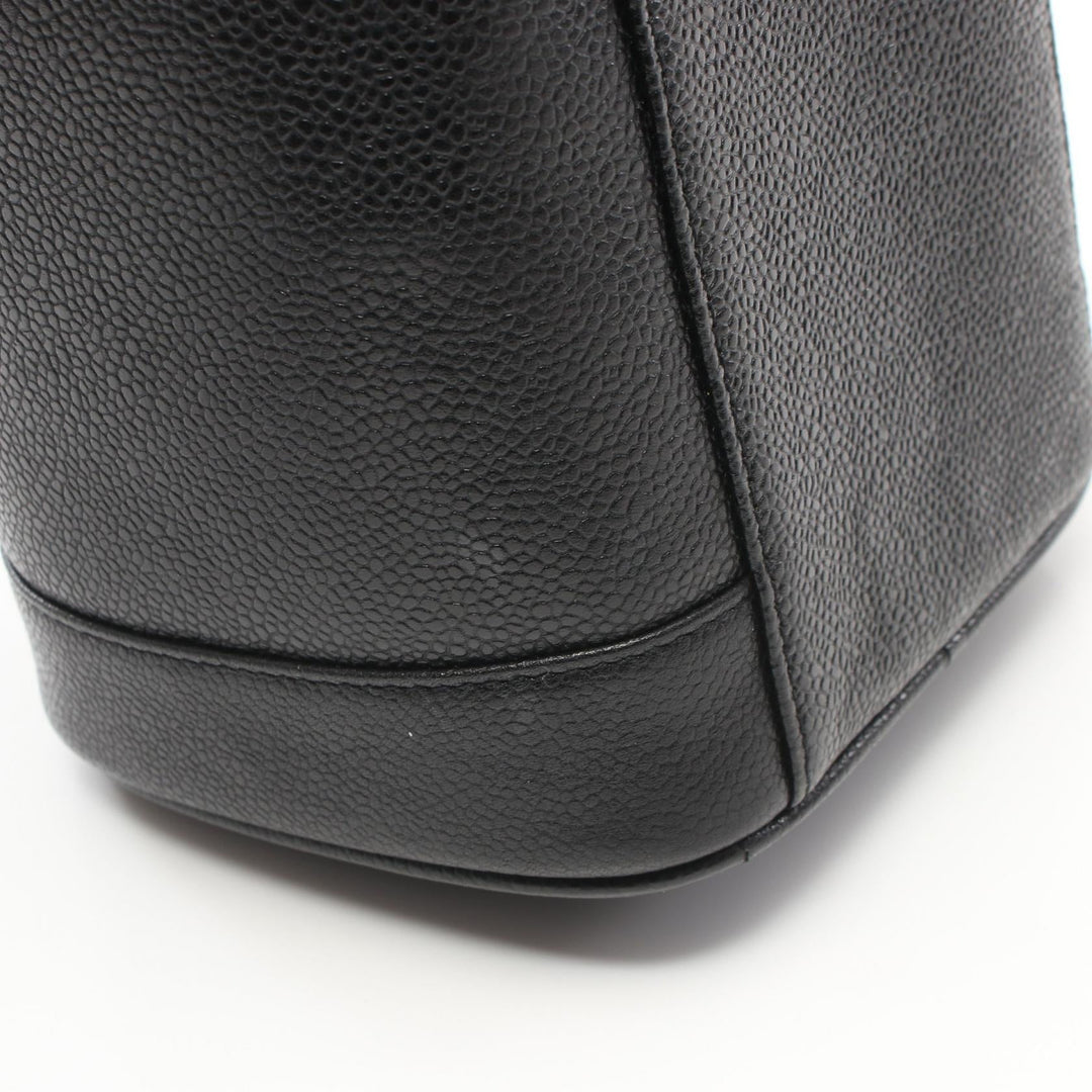 Top Quality Chanel Coco Mark Leather Handbag Black A01998