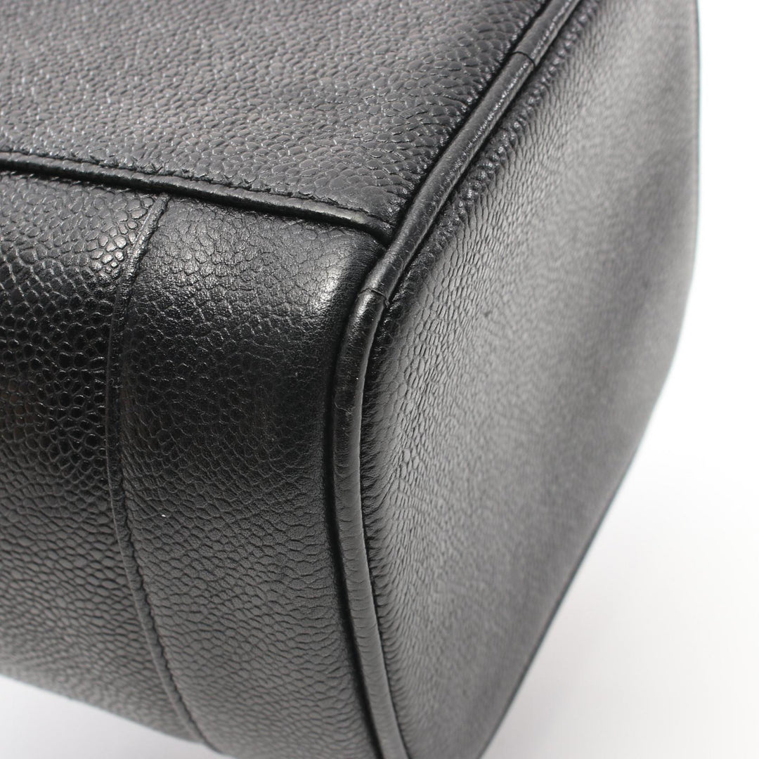 Top Quality Chanel Coco Mark Leather Handbag Black A01998