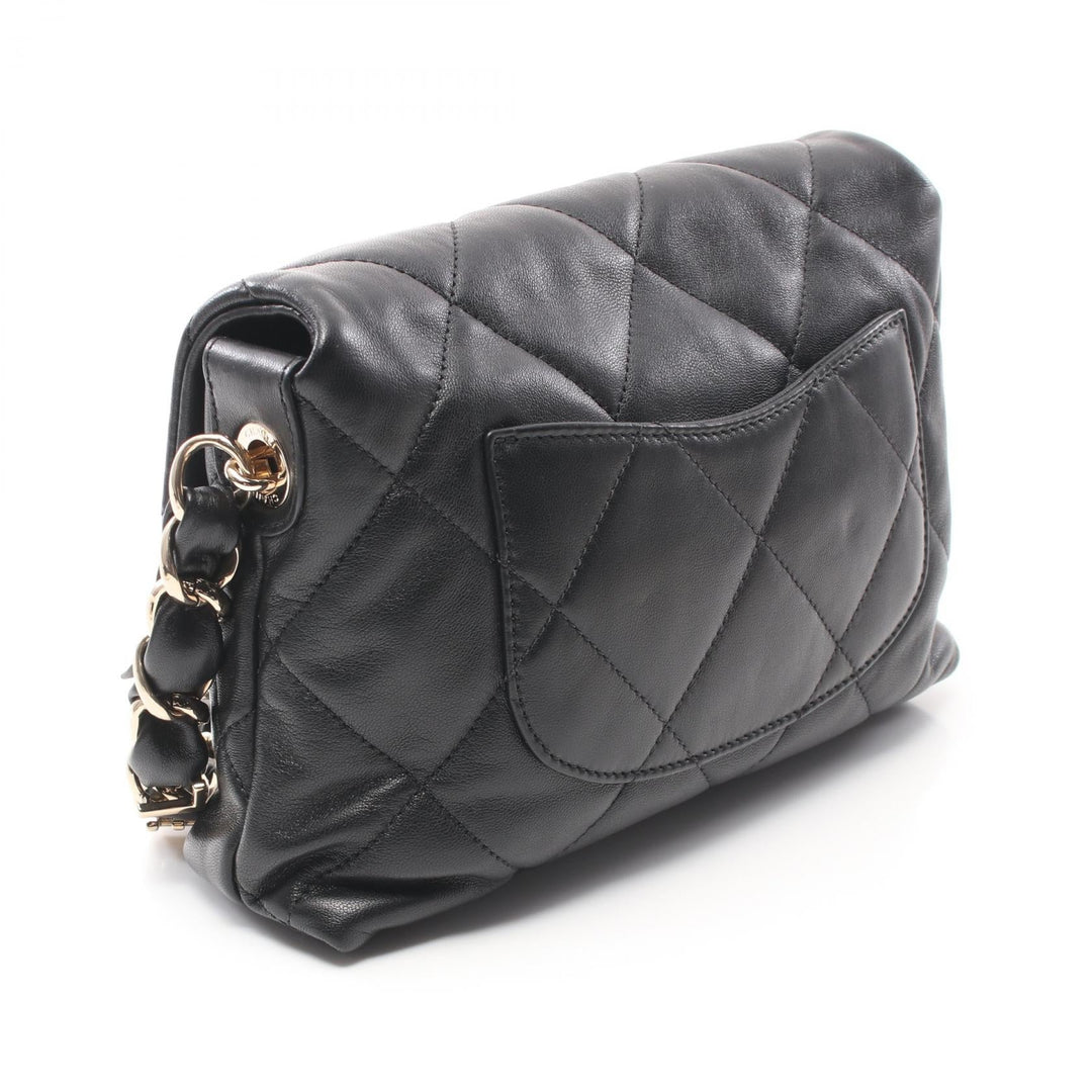 Top Quality Chanel Matelasse Lambskin Shoulder Bag Black