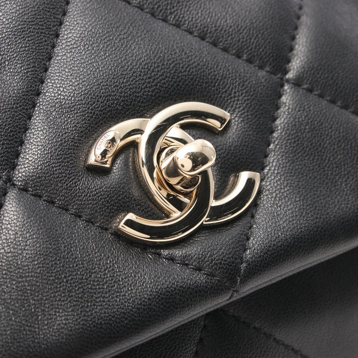 Top Quality Chanel Matelasse Lambskin Shoulder Bag Black