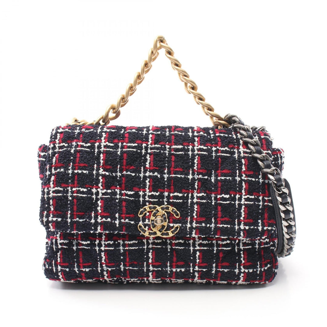 Top Quality Chanel 19 Fabric Shoulder Bag AS1161