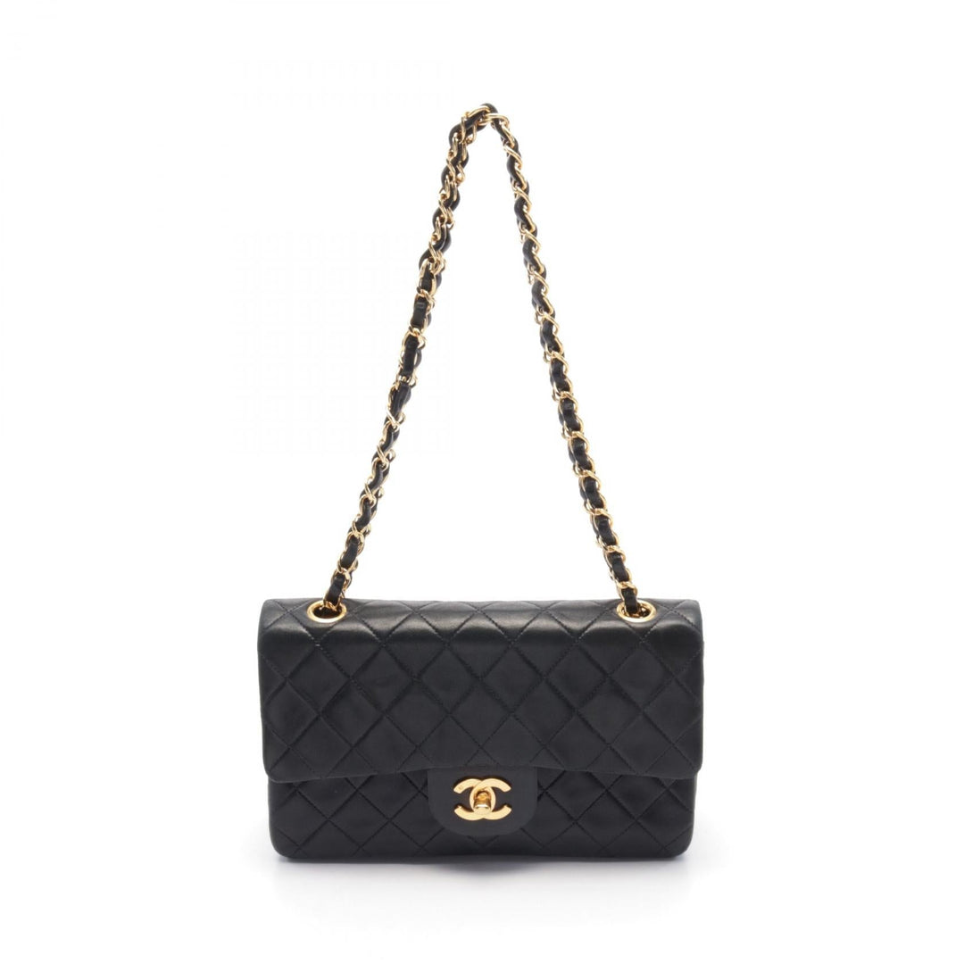 Top Quality Chanel Lambskin Matelasse W Flap Shoulder Bag