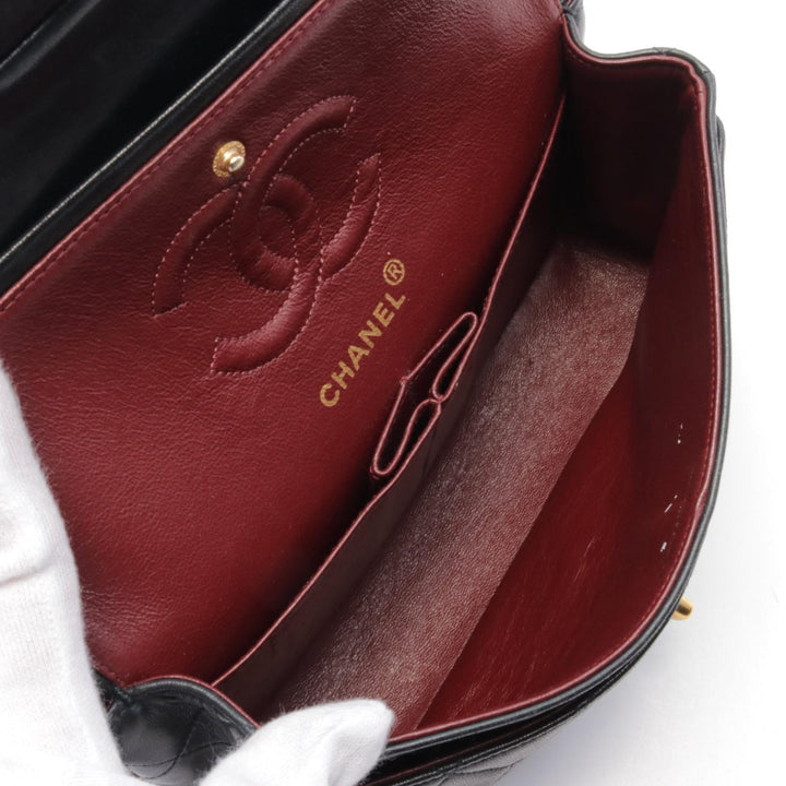 Top Quality Chanel Lambskin Matelasse W Flap Shoulder Bag