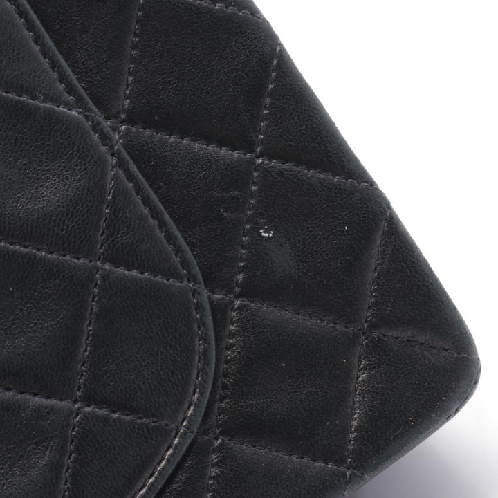 Top Quality Chanel Lambskin Matelasse W Flap Shoulder Bag