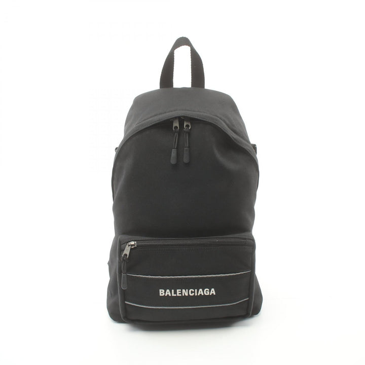 balenciaga Nylon Canvas Backpack Black