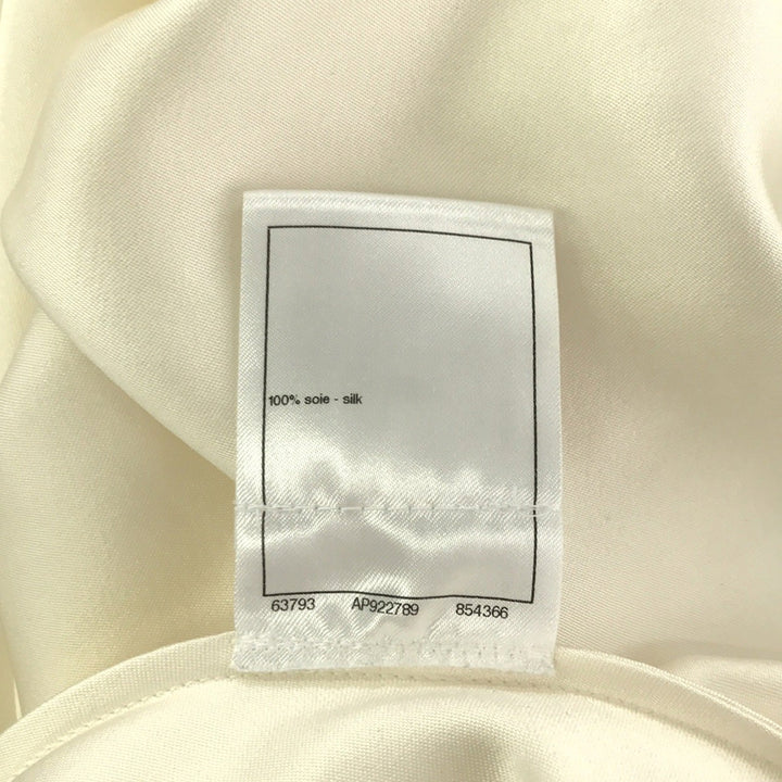 Top Quality Chanel Silk Dress Ivory P74493V65756