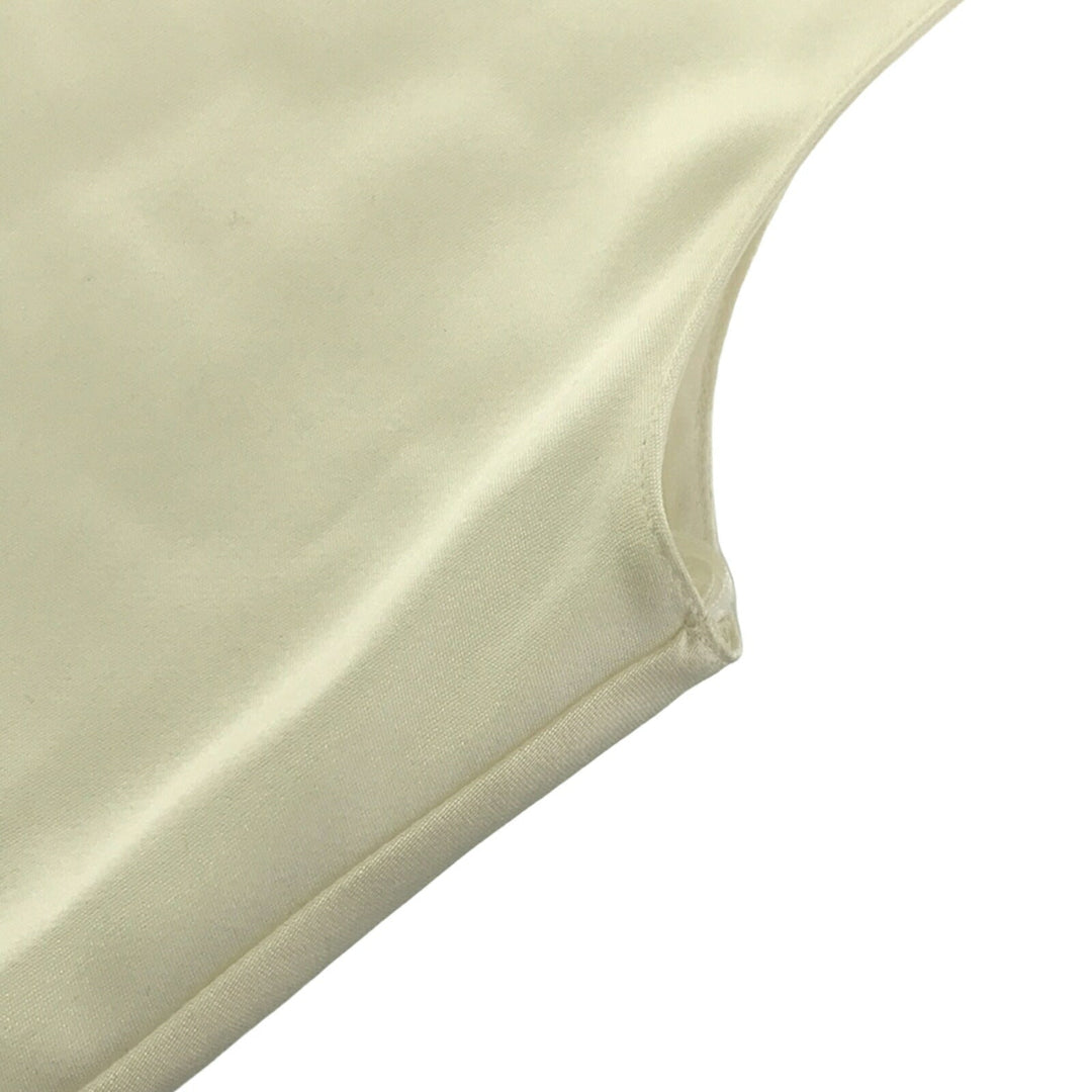 Top Quality Chanel Silk Dress Ivory P74493V65756