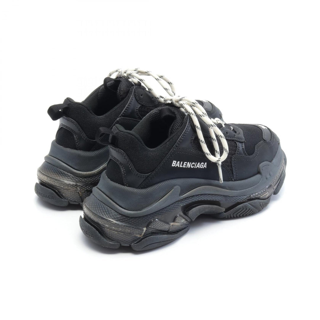Top Quality Balenciaga Triple S Sneakers Leather Fabric Black