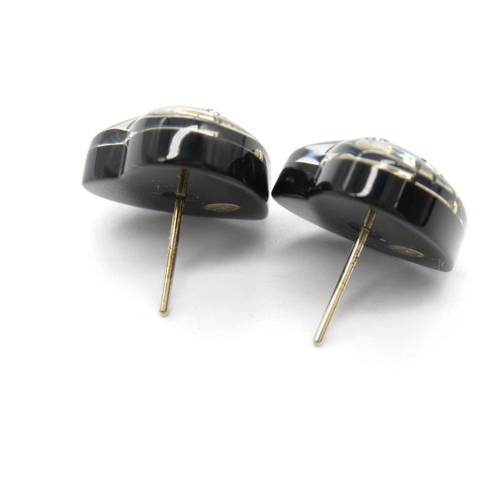Top Quality Chanel Heart Earrings Plastic Gold