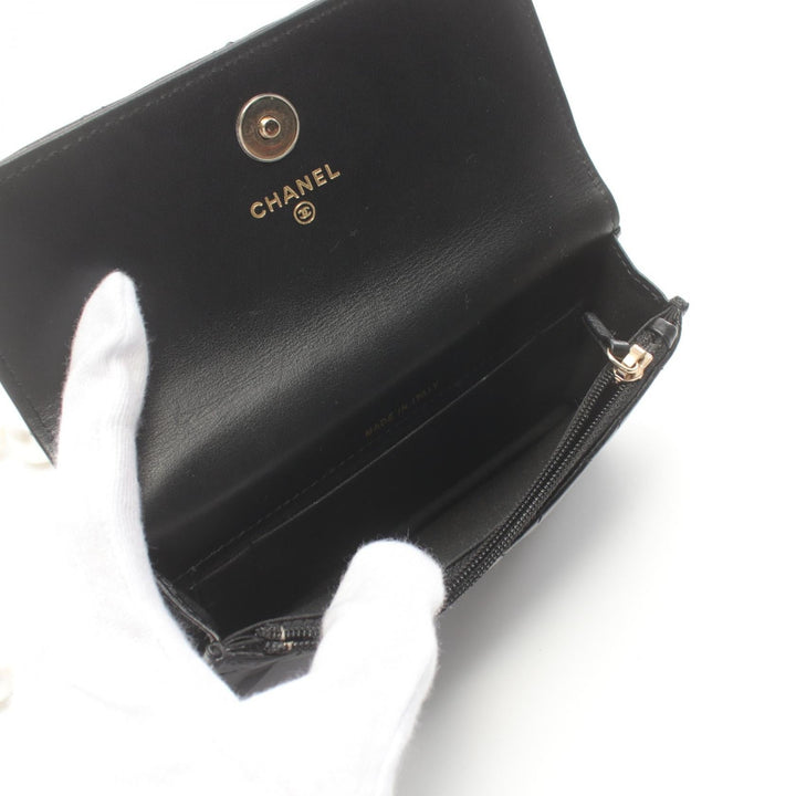 Top Quality Chanel Matelasse Pearl Chain Leather Shoulder Bag