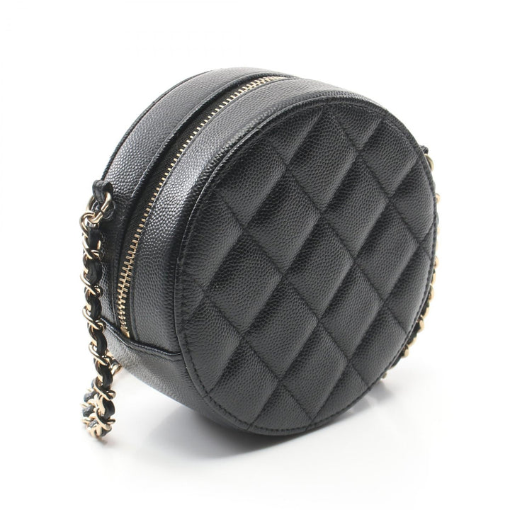 Top Quality Chanel Matelasse Leather Shoulder Bag Black
