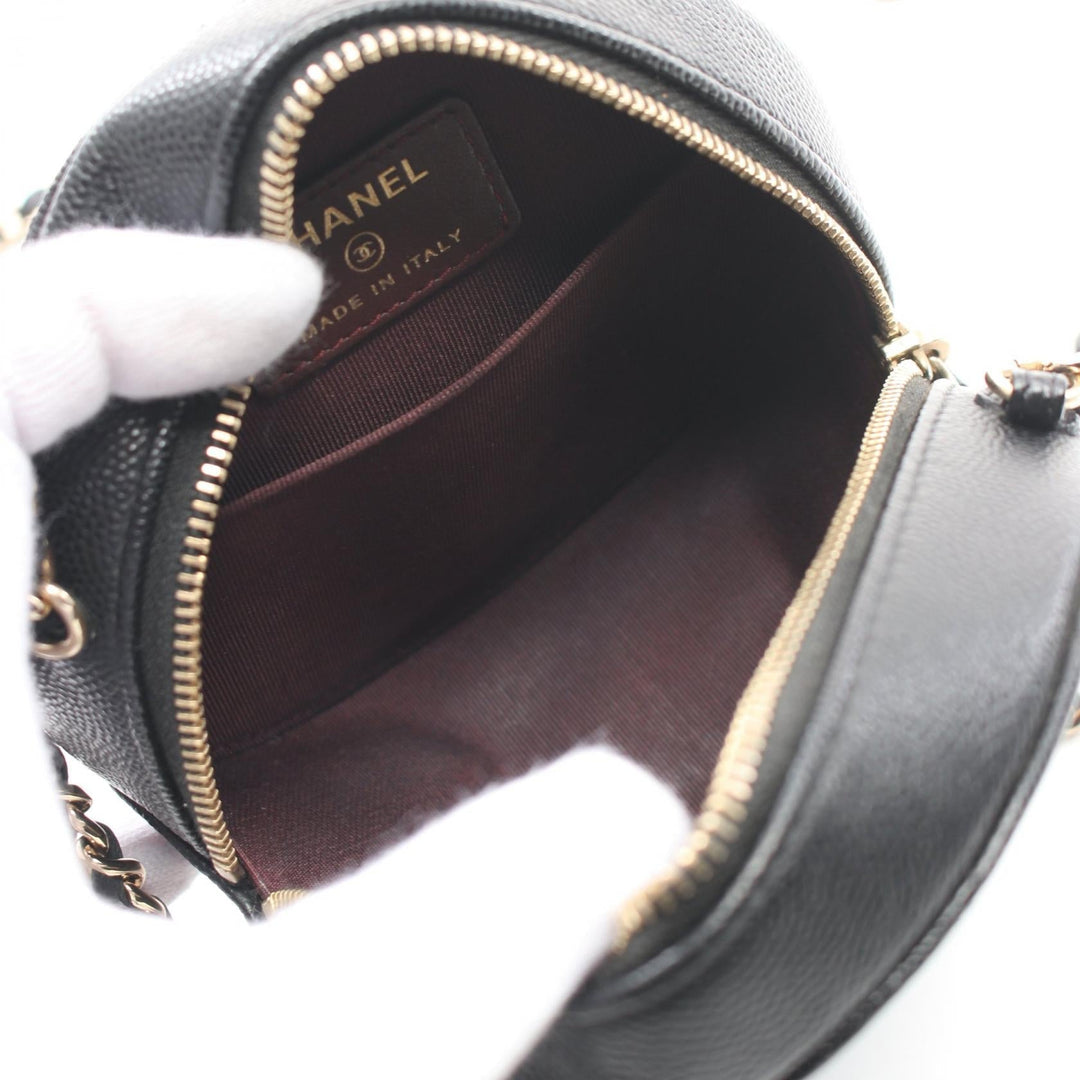 Top Quality Chanel Matelasse Leather Shoulder Bag Black