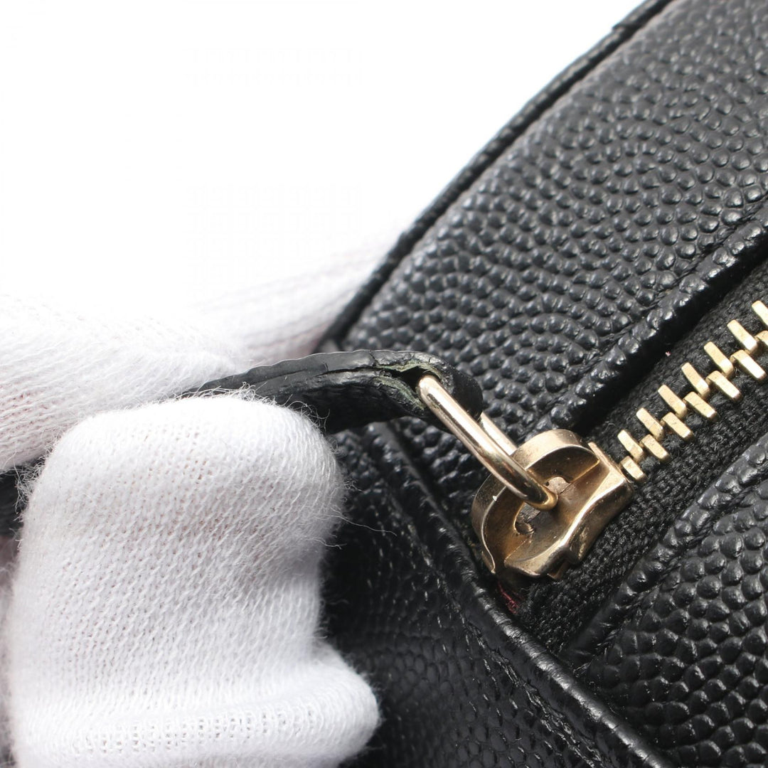 Top Quality Chanel Matelasse Leather Shoulder Bag Black