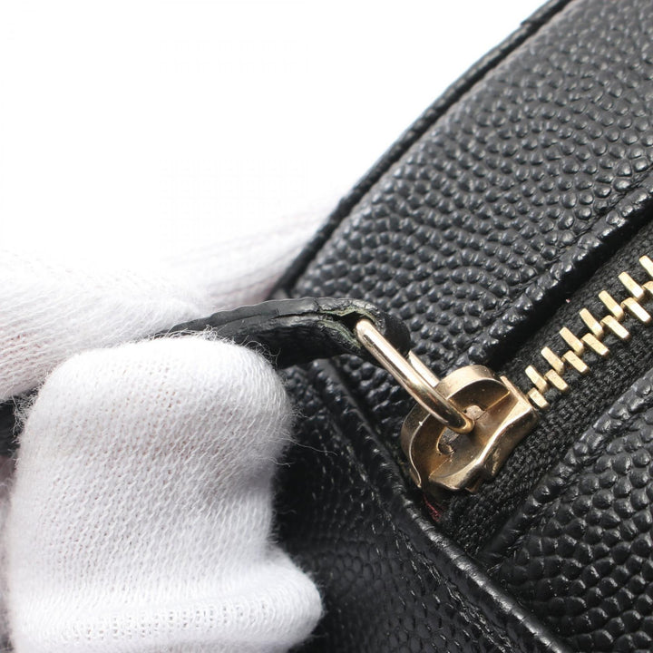 Top Quality Chanel Matelasse Leather Shoulder Bag Black