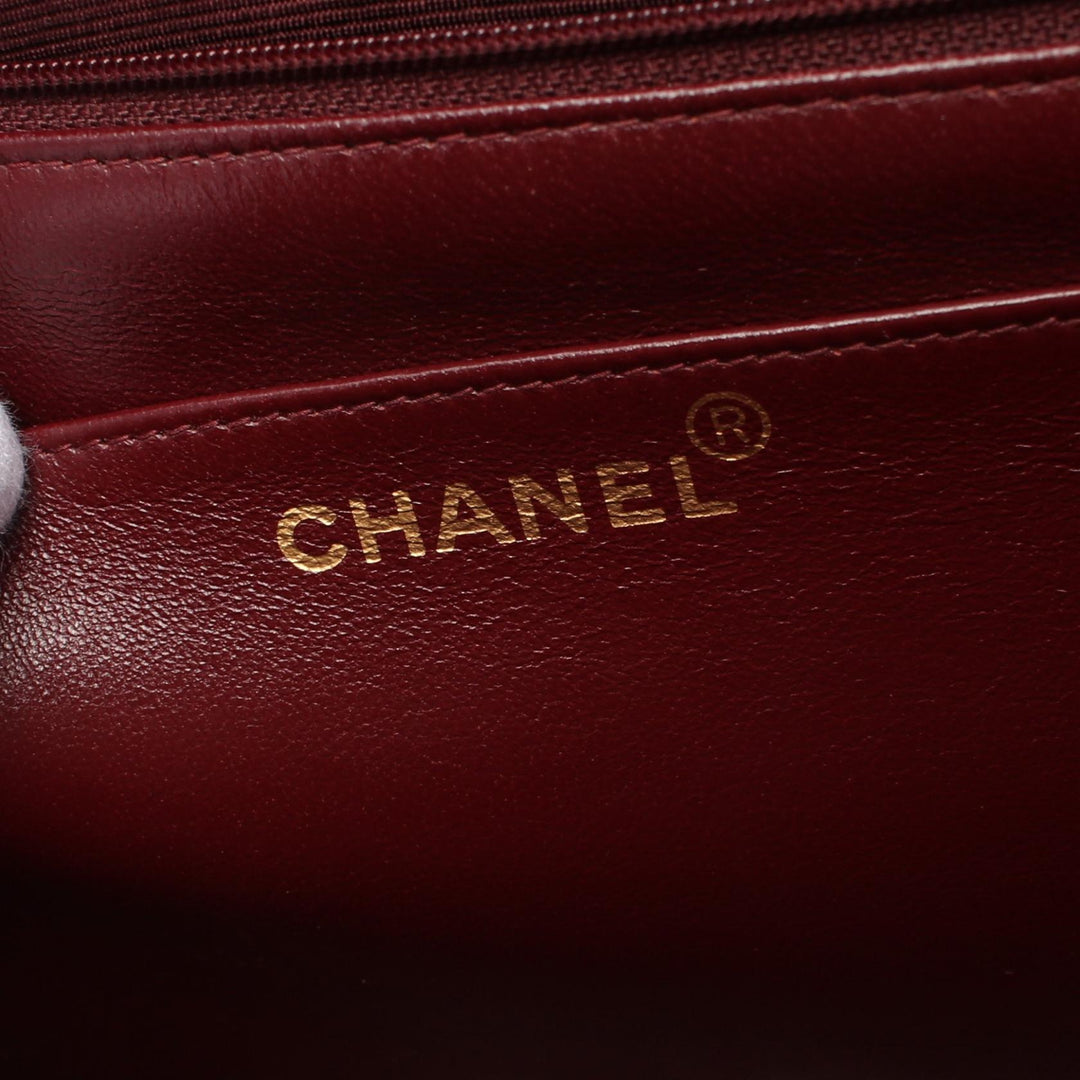 Top Quality Chanel Jersey Shoulder Bag Navy