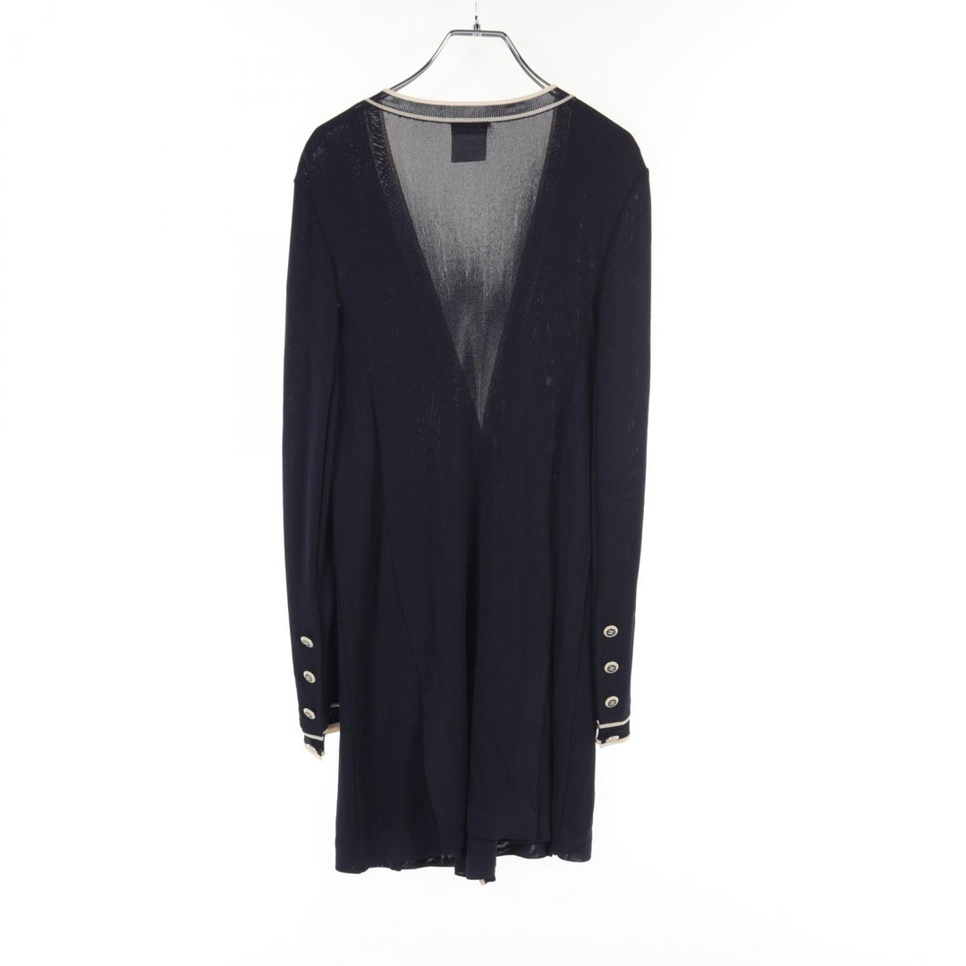 Top Quality Chanel Rayon Cardigan Navy/Ivory