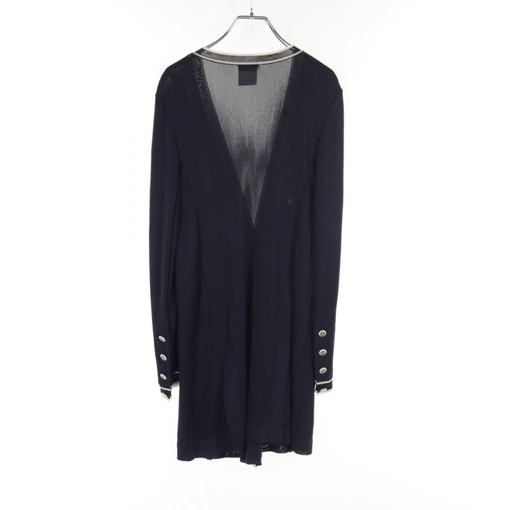 Top Quality Chanel Rayon Cardigan Navy/Ivory