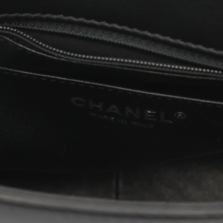 Top Quality Chanel Matelasse Leather Shoulder Bag Black