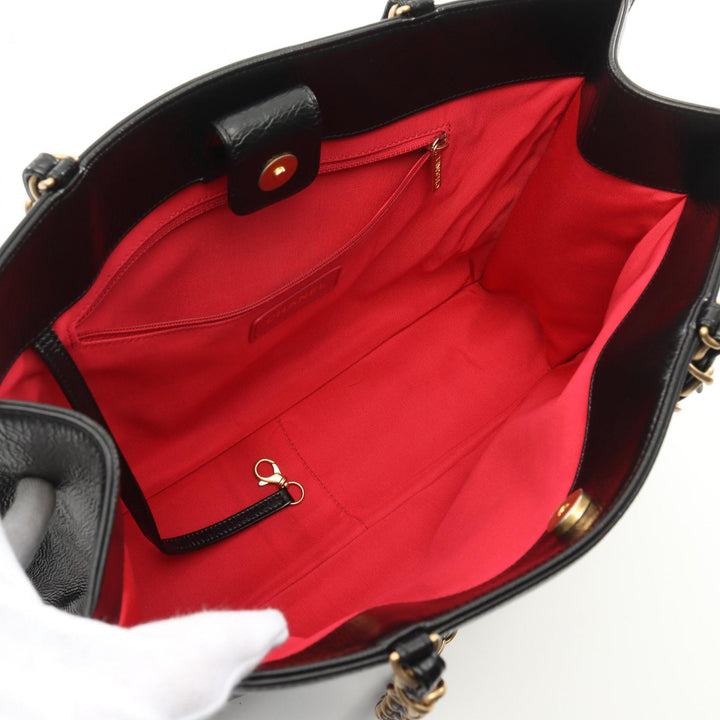 Top Quality Chanel Coco Mark Leather Tote Bag