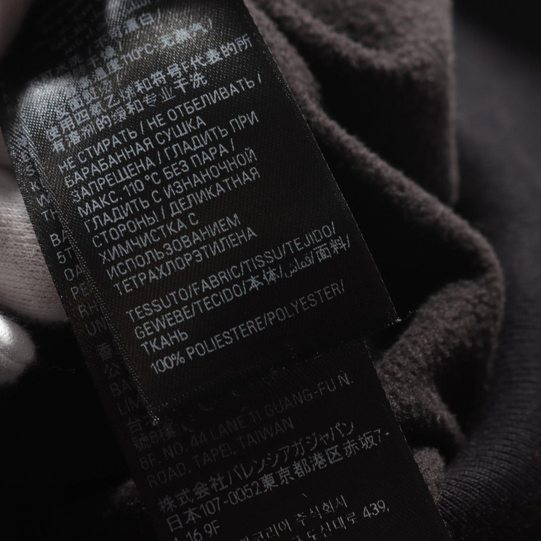 Top Quality Balenciaga Zip-Up Boa Hoodie Jacket Black