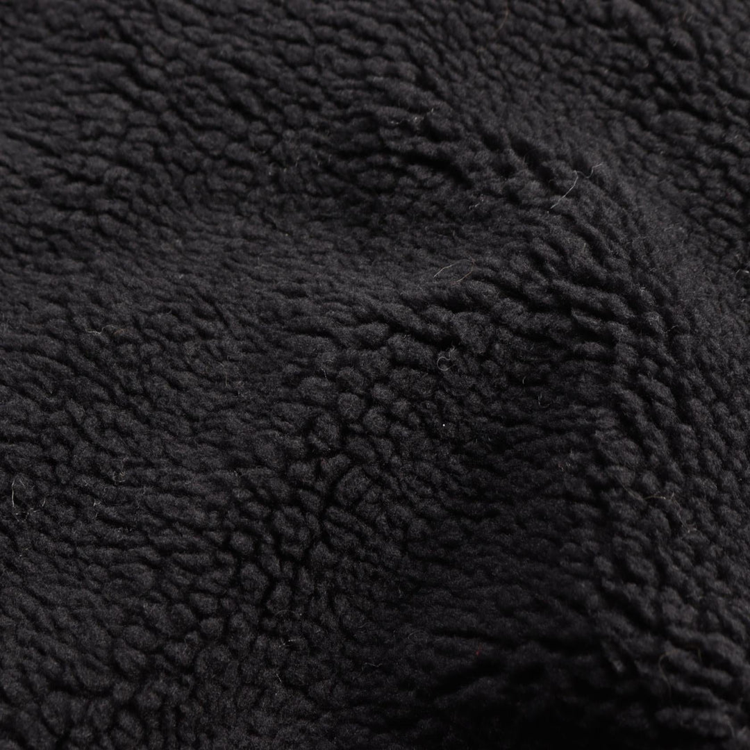 Top Quality Balenciaga Zip-Up Boa Hoodie Jacket Black
