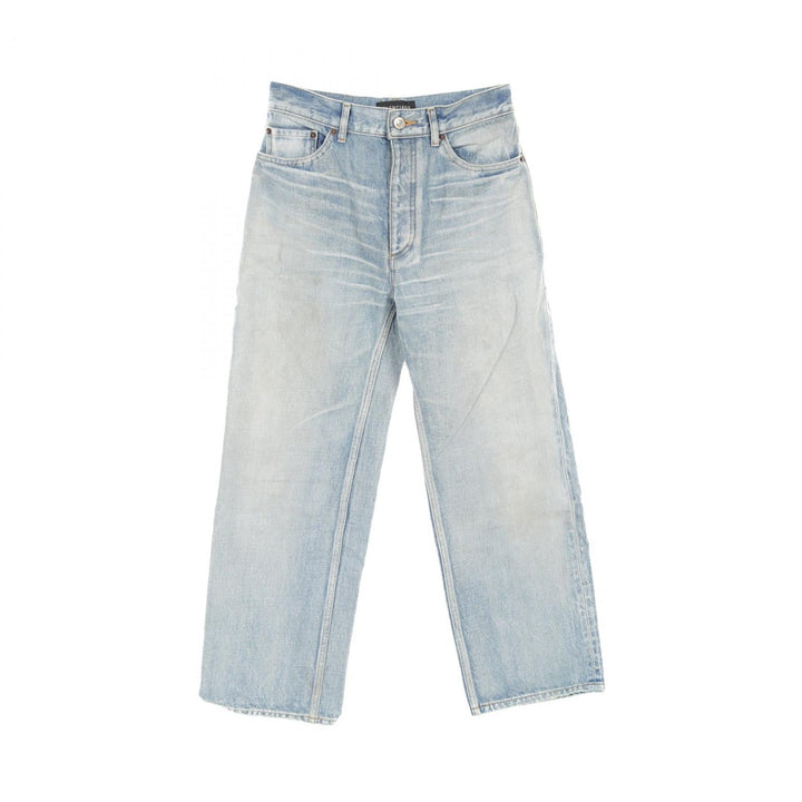 Top Quality Balenciaga Cotton Denim Pants