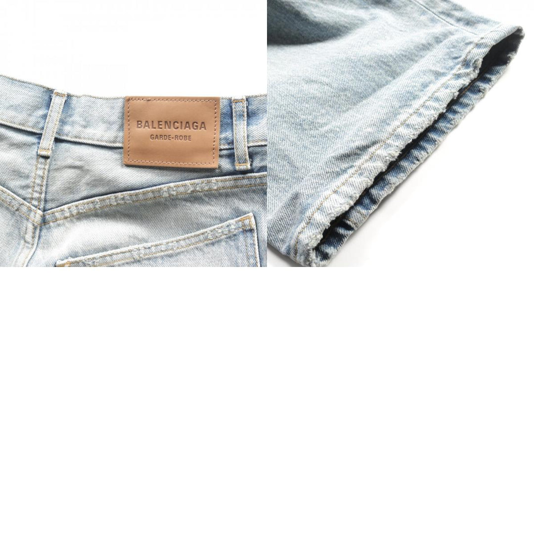 Top Quality Balenciaga Cotton Denim Pants