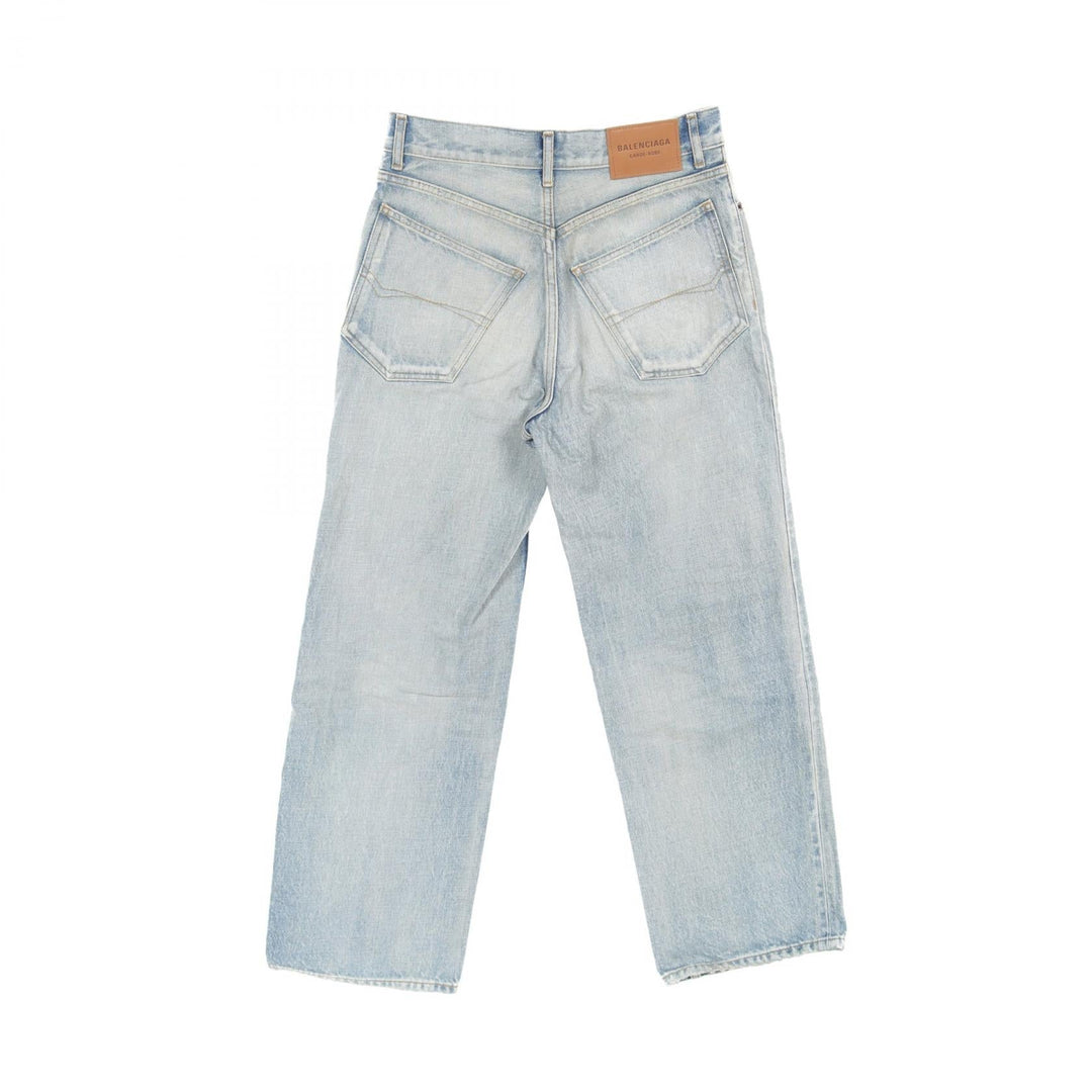 Top Quality Balenciaga Cotton Denim Pants