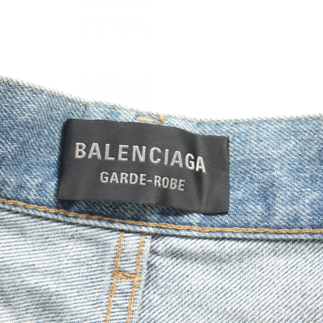 Top Quality Balenciaga Cotton Denim Pants