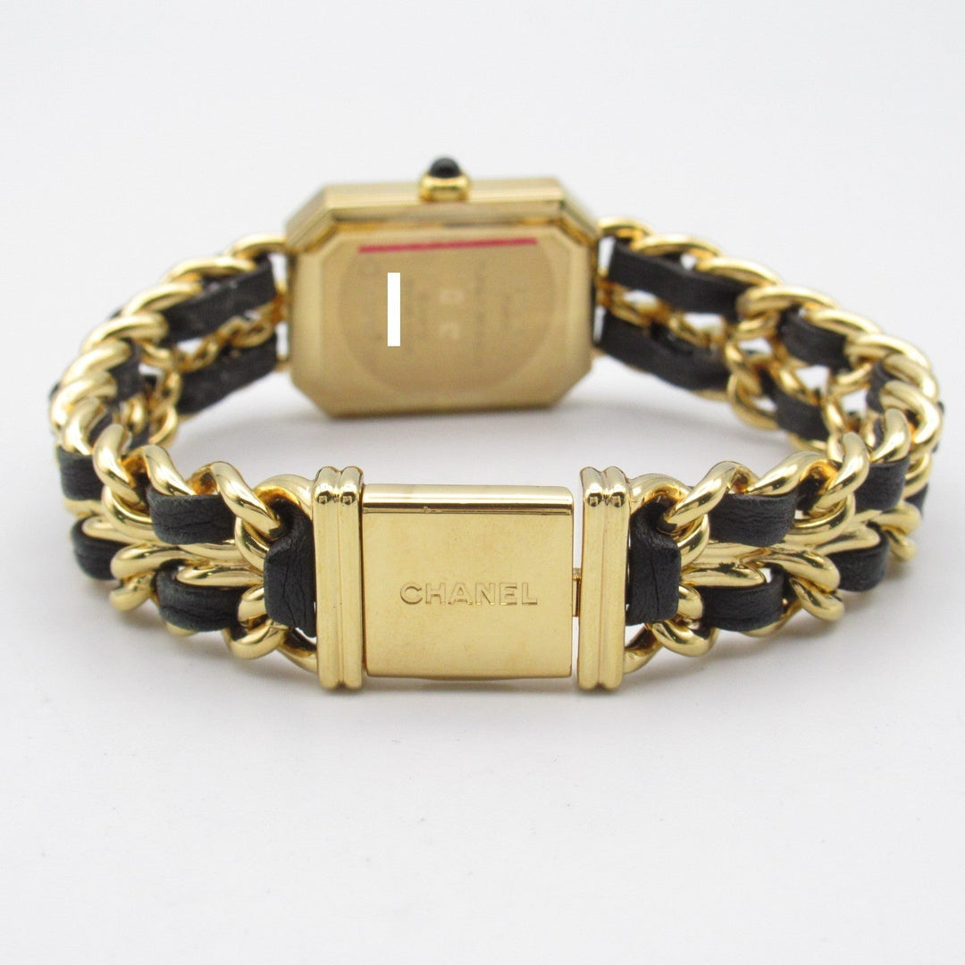 Chanel Premiere LÈççÈáë/ÁöÆÈù©ÊâãÈå∂Áü≥Ëã±Ê©üËäØÈªëËâ≤#16.5cm
