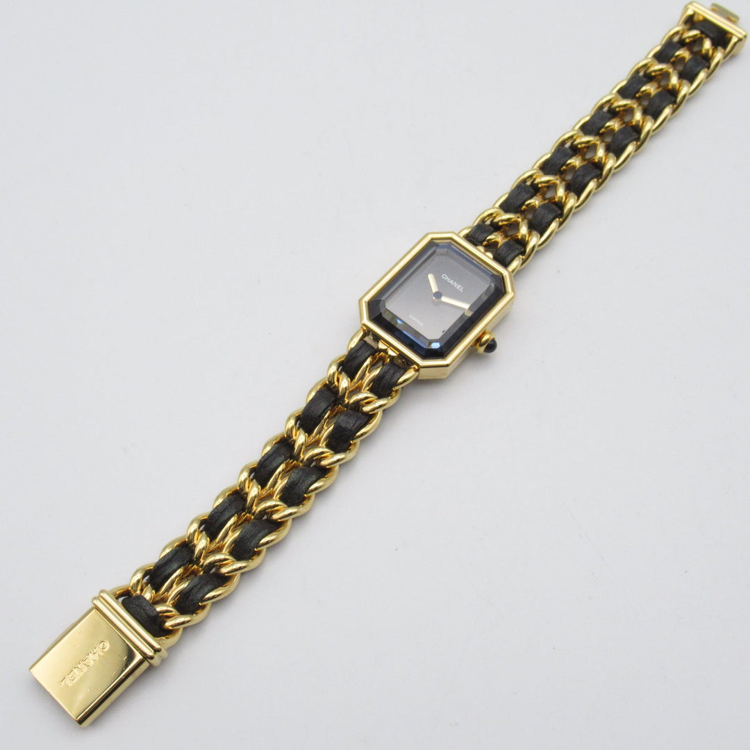 Chanel Premiere LÈççÈáë/ÁöÆÈù©ÊâãÈå∂Áü≥Ëã±Ê©üËäØÈªëËâ≤#16.5cm