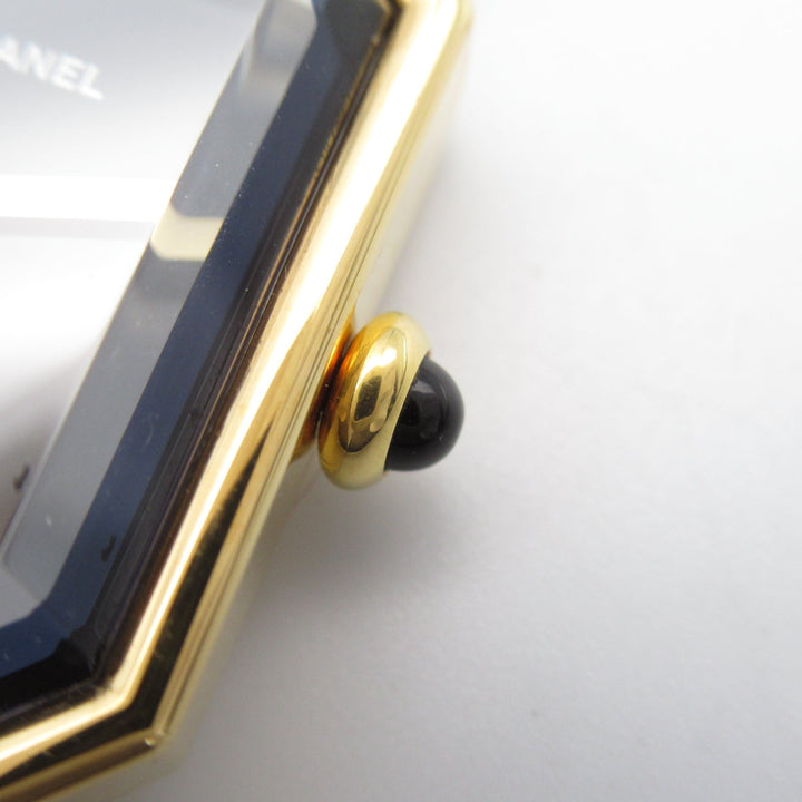 Chanel Premiere LÈççÈáë/ÁöÆÈù©ÊâãÈå∂Áü≥Ëã±Ê©üËäØÈªëËâ≤#16.5cm