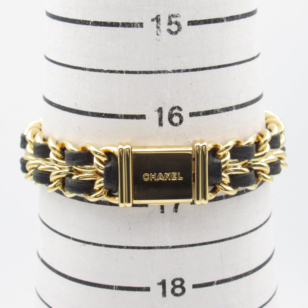 Chanel Premiere LÈççÈáë/ÁöÆÈù©ÊâãÈå∂Áü≥Ëã±Ê©üËäØÈªëËâ≤#16.5cm