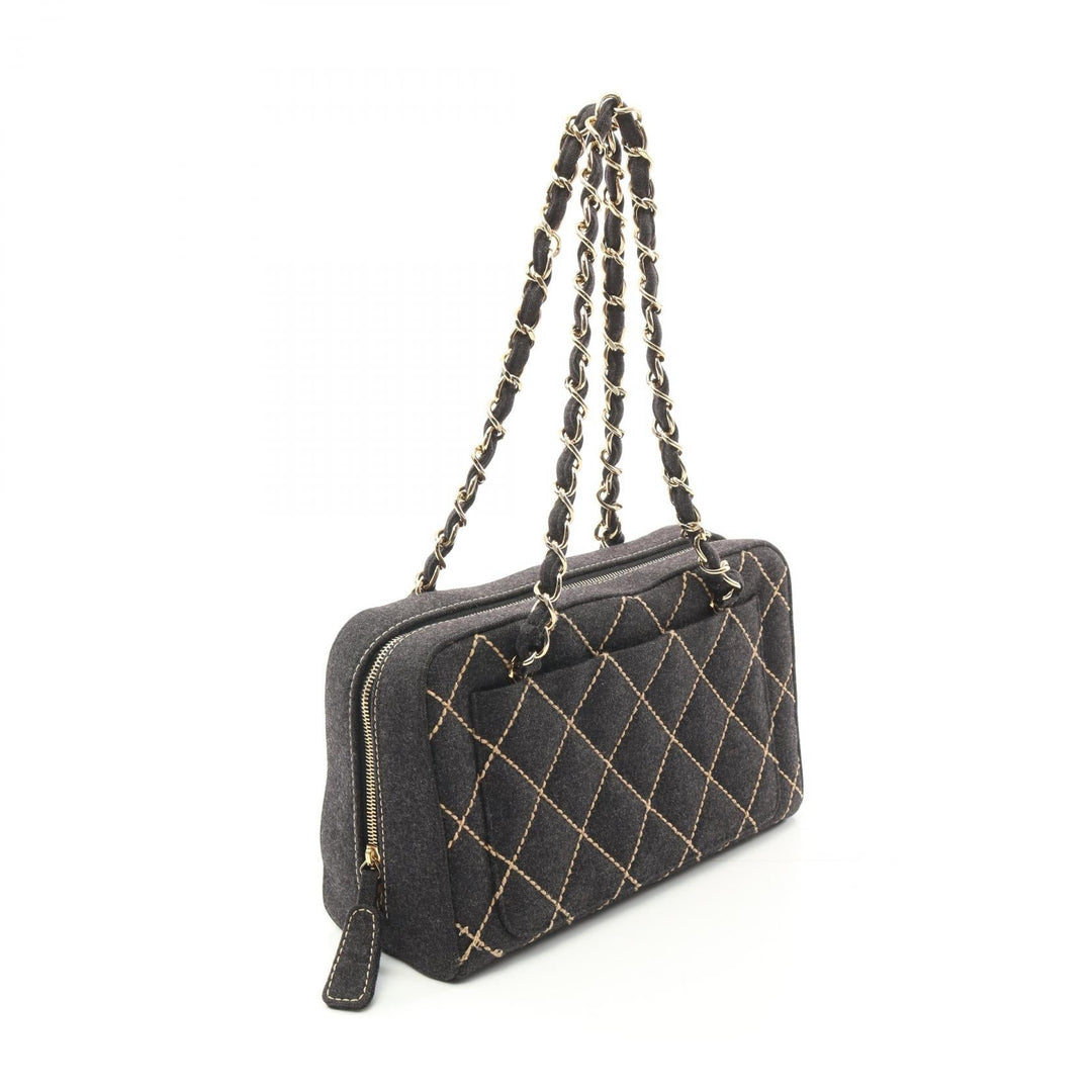 Top Quality Chanel Wool Wild Stitch Tote Bag