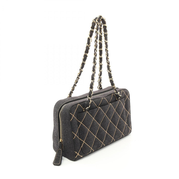 Top Quality Chanel Wool Wild Stitch Tote Bag