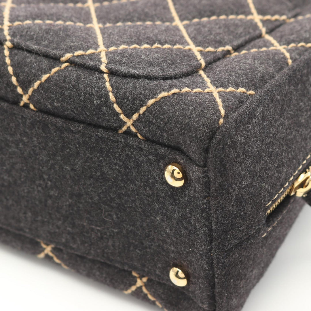 Top Quality Chanel Wool Wild Stitch Tote Bag