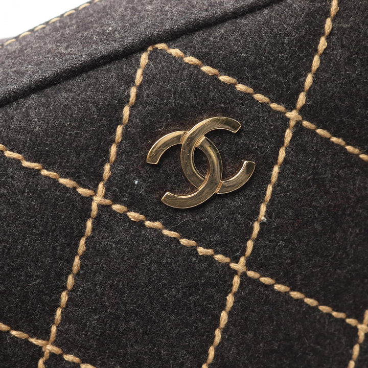 Top Quality Chanel Wool Wild Stitch Tote Bag
